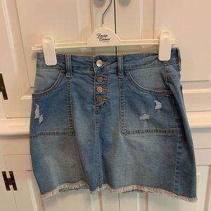 NWOT Justice Girls Denim Skirt